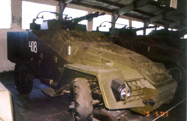 БТР-40 на площадке Танкового музея в Кубинке