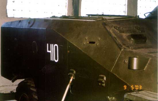 БТР-40Б на площадке Танкового музея в Кубинке