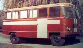 пожарный штабной автобус на базе АСЧ-03