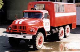 пожарный автомобиль радиационно-химической разведки на шасси ЗИЛ-131
