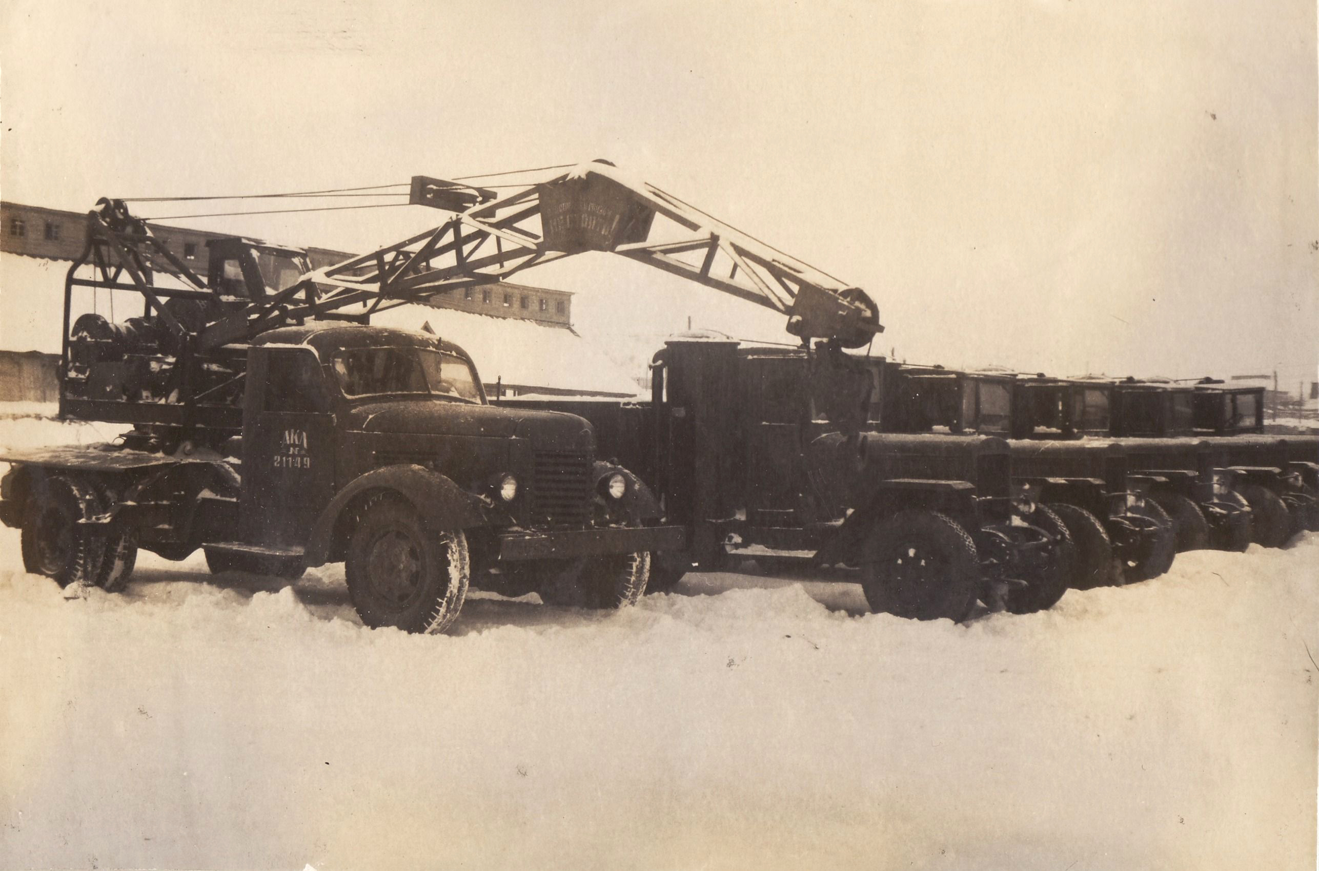 Автокран на базе зис 150